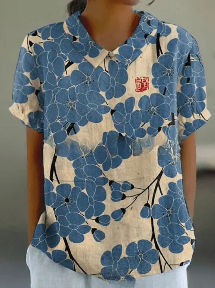 Inga | Stylish Casual Floral Blouse